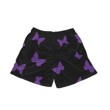 Load image into Gallery viewer, Black butterfly shorts
