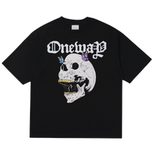 Load image into Gallery viewer, Black skull T-shirt
